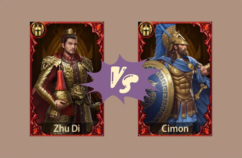 Evony General Zhu Di vs Cimon